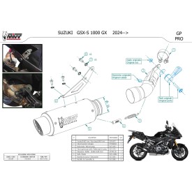 Mivv GPpro Noir Suzuki GSX-S 1000 GX S.065.LXBP