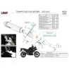Mivv Speed Edge Black Triumph Tiger 1200 explorer T.013.LRB + ACC.033.A1
