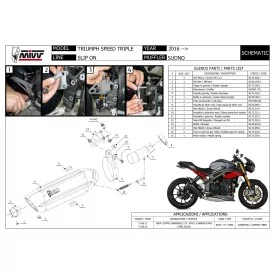 Mivv Suono Triumph Speed Triple