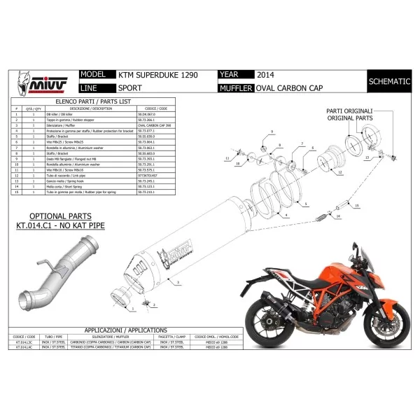 Mivv Oval Triumph Tiger 1050 Sport