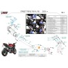Mivv Echappement Sport Complet Titane Noir Triumph STREET TRIPLE 765 R / RS T.026.LR1TB + ACC.077.A1