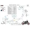 Mivv Echappement Sport Complet Noir Triumph TRIDENT 660
