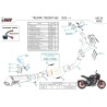 Mivv Escape Deportivo Completo Negro Triumph TRIDENT 660 T.029.KDRB + ACC.099.A1
