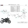 Mivv Komplette Sport-Auspuffanlage Schwarz Triumph STREET TRIPLE 765 R / RS T.031.SC5B