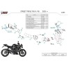 Mivv Scarico Sportivo Completo Nero Triumph STREET TRIPLE 765 R / RS T.031.SC5B