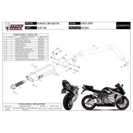 Mivv Suono Honda CBR 600 RR