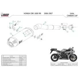 Mivv Oval Honda CBR 1000 RR