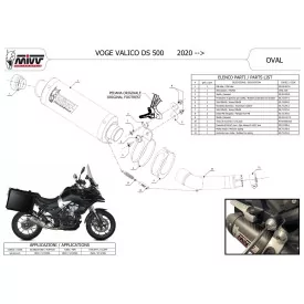 Mivv OVAL Inox Voge VALICO 500DS / DSX VO.001.LX1