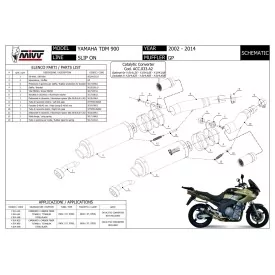 Mivv GP Yamaha TDM 900