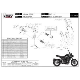 Mivv Oval Yamaha MT-09