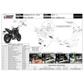 Mivv Oval Yamaha MT 07