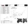 Mivv Echappement Sport Complet Noir fond carbone Yamaha YZF R125 Y.047.LXBC + ACC.041.A1