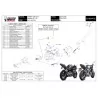 Mivv Komplette Sport-Auspuffanlage Schwarz Carbon-Endkappe Yamaha YZF R125 Y.047.LXBC + ACC.041.A1