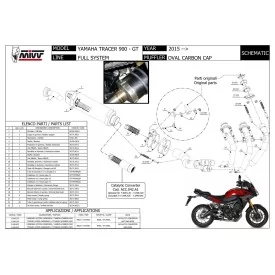 Mivv Oval Yamaha Tracer 900 Y.049.L3C + ACC.042.A1