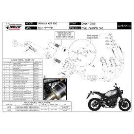Mivv Oval Yamaha XSR 900