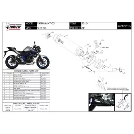 Mivv GP Yamaha MT 03