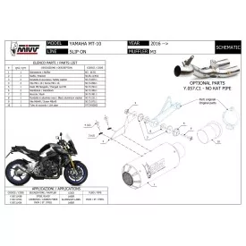 Mivv M3 Yamaha MT-10