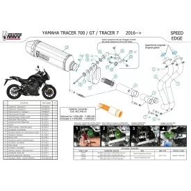 Mivv Speed Edge BlackYamaha Tracer 700
