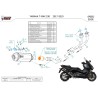 Mivv Echappement Sport Complet Noir Yamaha T-MAX 530 Y.061.LRB + ACC.045.A1