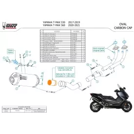 Mivv Oval Yamaha T-MAX 530