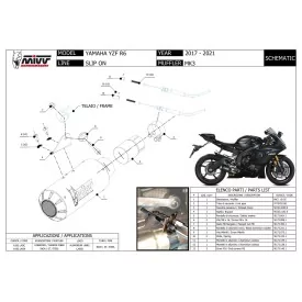 Mivv M3 Yamaha YZF R6
