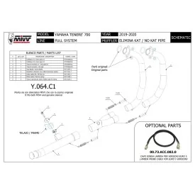 Mivv Decatalizzatore No Kat Yamaha Tenerè 700