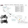 Mivv Sport Exhaust Full System Black Yamaha MT-125 Y.067.LC4B + ACC.076.A1