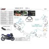 Mivv Sport Exhaust Full System Black Titanium Yamaha YZF R7 Y.071.LR1TB + ACC.077.A1