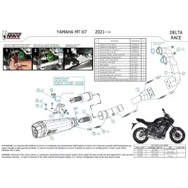 Mivv Delta Race Yamaha MT 07