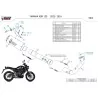 Mivv Scarico Sportivo Completo Nero Yamaha XSR 125