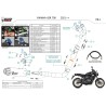 Mivv Komplette Sport-Auspuffanlage Schwarz Carbon-Endkappe Yamaha XSR 700 Y.077.LH1BG + ACC.077.A1
