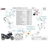 Mivv Sport Exhaust Full System Black Yamaha Tracer 9 / GT / GT+ Y.081.LDRB + ACC.099.A1