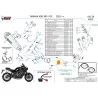 Mivv Komplette Sport-Auspuffanlage Schwarz Yamaha XSR 900 / GP Y.082.KDRB + ACC.099.A1