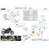 Mivv Escape Deportivo Completo Negro Yamaha MT-07 Y.083.LDRB + ACC.099.A1