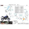 Mivv Echappement Sport Complet Titane fond carbone Yamaha MT-07 Y.084.L4K + ACC.099.A1