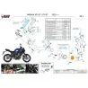 Mivv Sport Exhaust Full System Titanium carbon end cap Yamaha MT-07