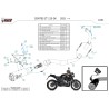 Mivv Echappement Sport Complet Noir Zontes ZT 125 GK Z.004.SC4B
