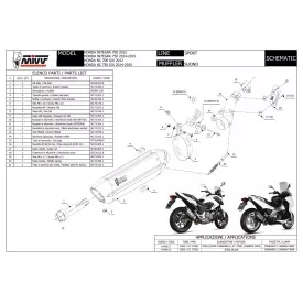 Mivv Suono Honda Integra NC 750 S H.046.L7