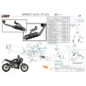 Mivv Echappement Sport Complet Noir Zontes ZT 125 G1 Z.001.LXB + ACC.042.A1