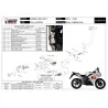 Mivv Echappement Sport Complet Carbone fond carbone Honda CBR 125 R H.060.L3C + ACC.037.A1