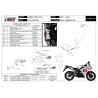Mivv Sport Exhaust Full System Carbon carbon end cap Honda CBR 125 R H.060.L3C + ACC.037.A1