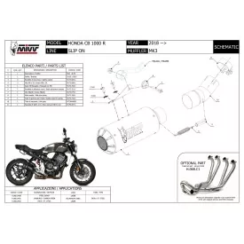 Mivv M3 Honda CB 1000 R