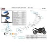 Mivv Escape Deportivo Completo Carbono Honda CB 650 R H.072.L2P + ACC.045.A1