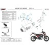 Mivv GPpro Black Honda CB750 HORNET H.085.LXBP