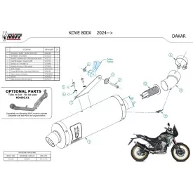 Mivv DAKAR Negro Kove 800X KO.002.LEKB
