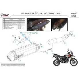 Mivv Speed Edge Triumph Tiger 900 GT-PRO-RALLY