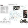 Mivv Echappement Sport Complet Carbone fond carbone Voge BRIVIDO 125R VO.002.L2SC + ACC.041.A1