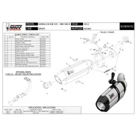 Mivv Suono Honda CB 500 F / X