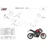 Mivv Escape Deportivo Completo Negro Honda CB 125 R