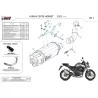 Mivv SR-1 Inox Honda CB750 HORNET
